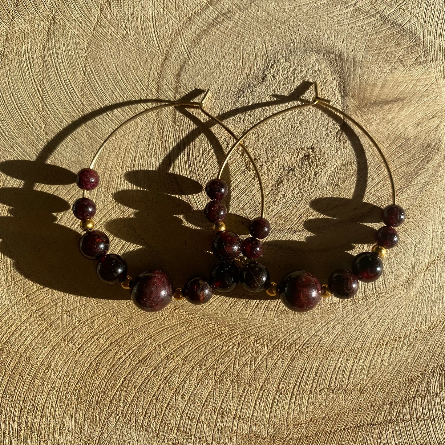 Boucles d'Oreilles Hestia | Personnalisables - Rheamethyste