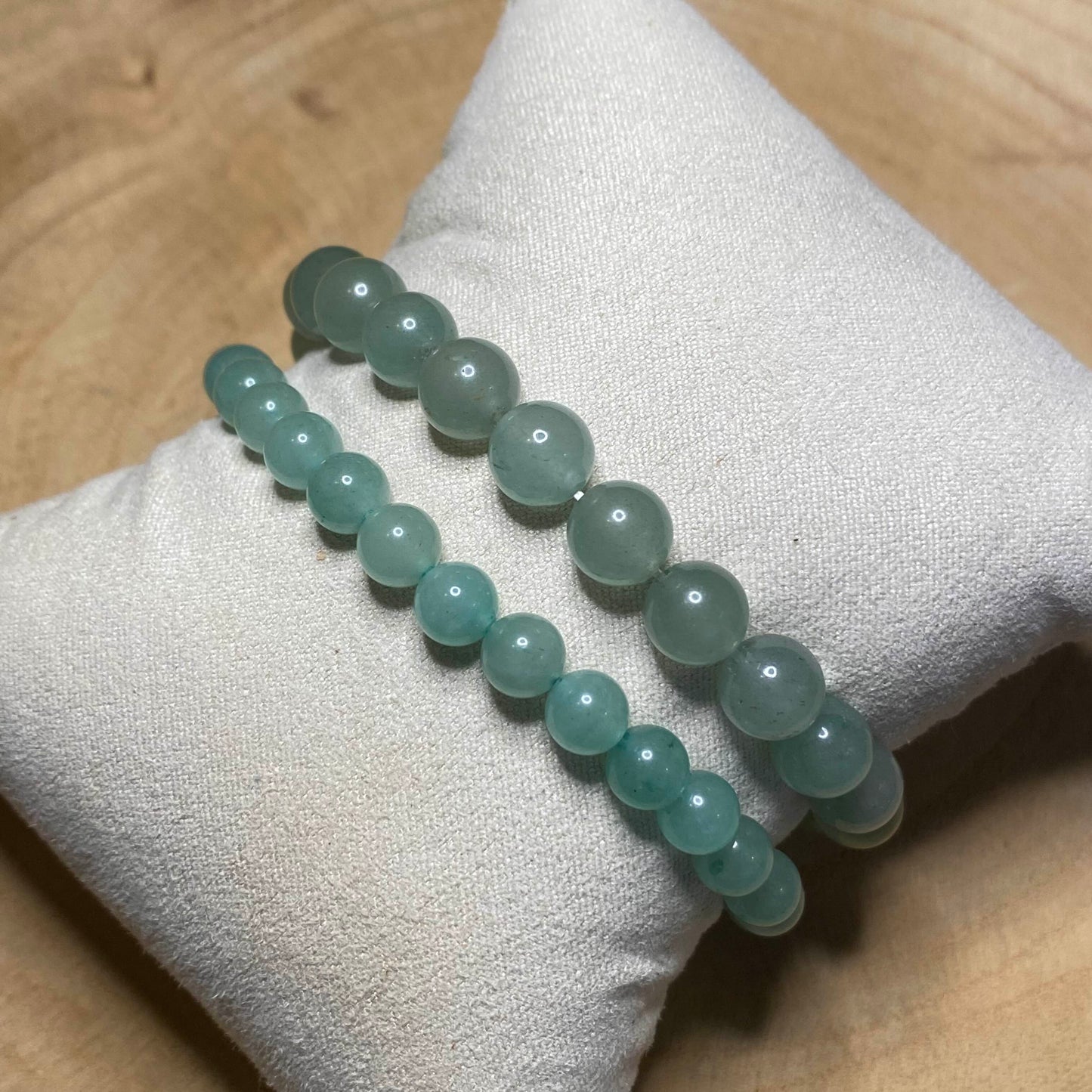Bracelet Aventurine Verte - Rheamethyste