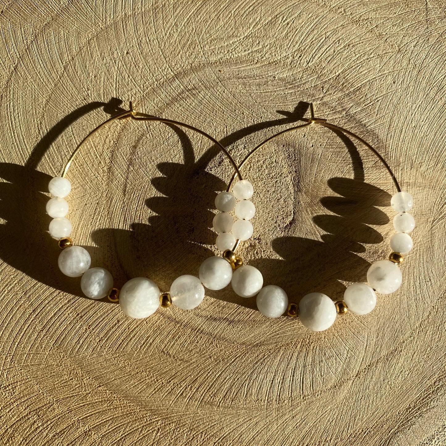 Boucles d'Oreilles Hestia | Personnalisables - Rheamethyste