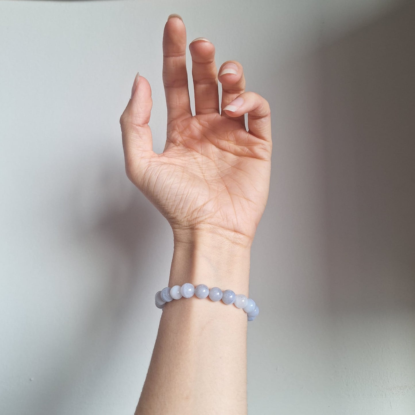 Bracelet Calcédoine - Rheamethyste