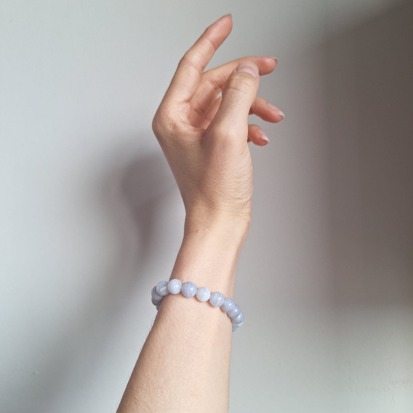 Bracelet Calcédoine - Rheamethyste