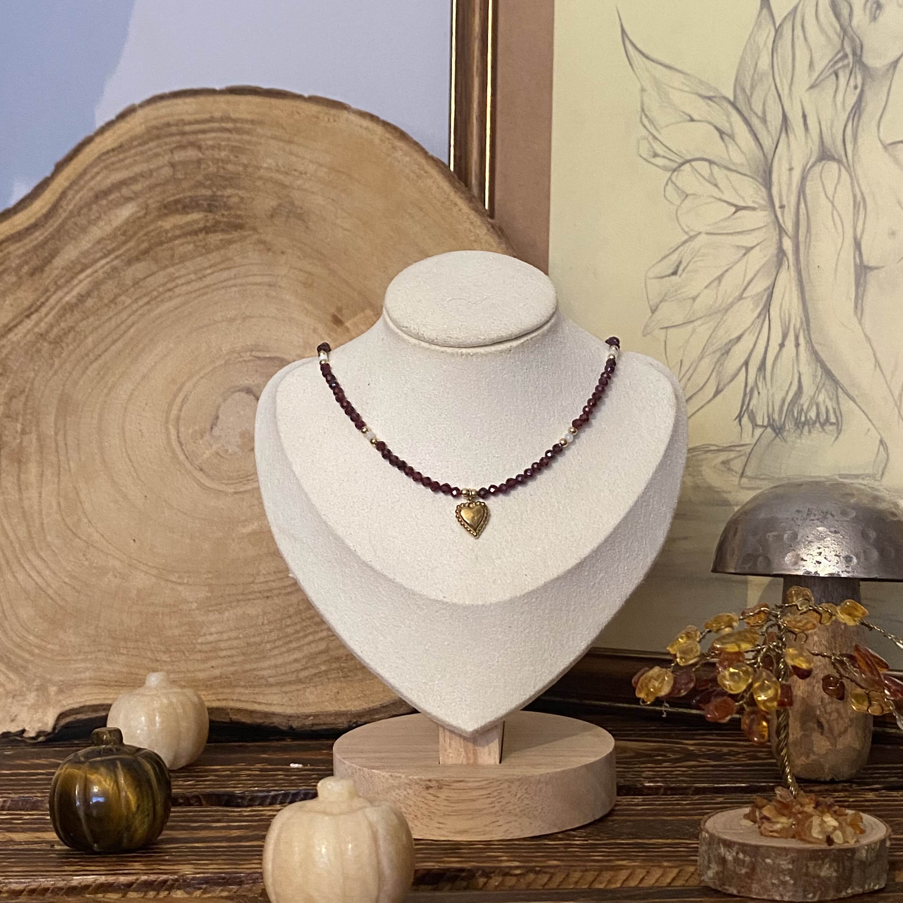 Collier Elizabeth - Rheamethyste