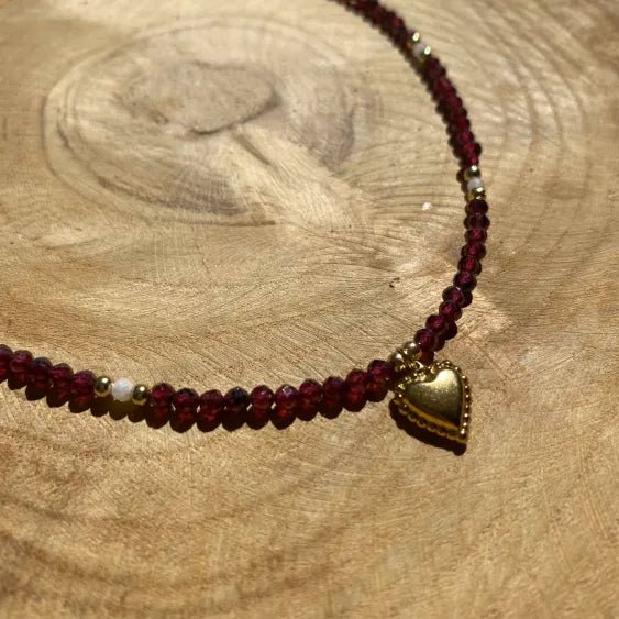 Collier Elizabeth - Rheamethyste