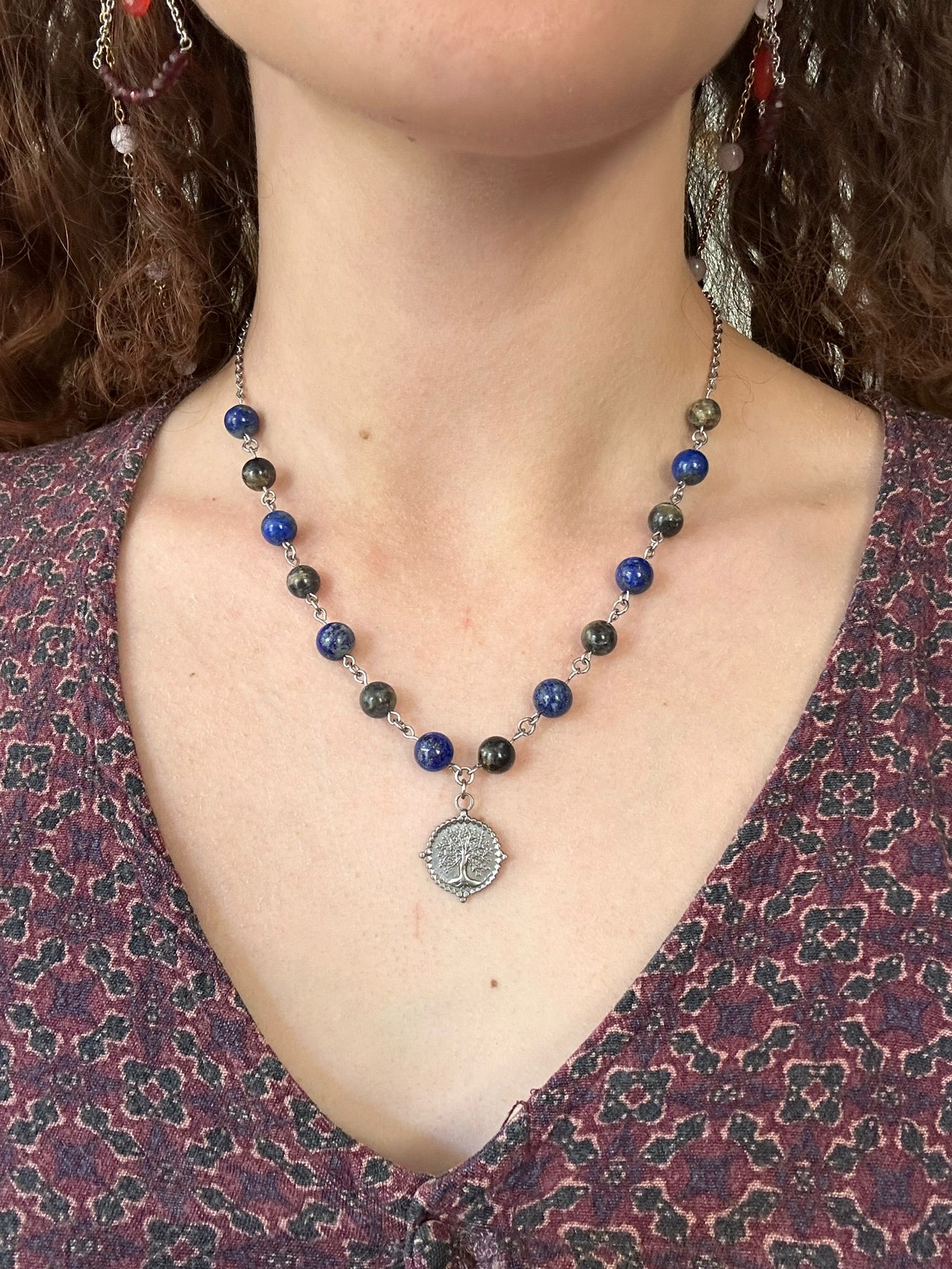 Collier sur mesure - Rheamethyste