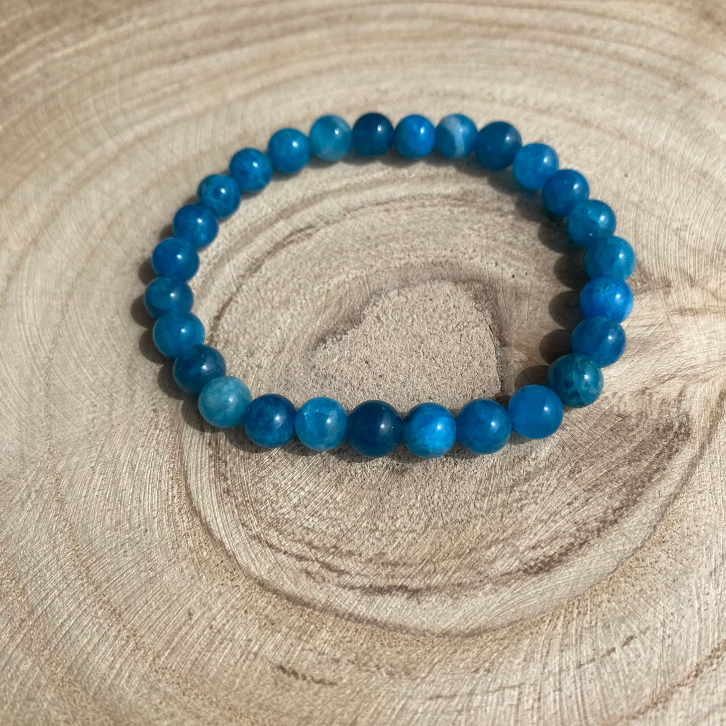 Bracelet Apatite Bleue - Rheamethyste