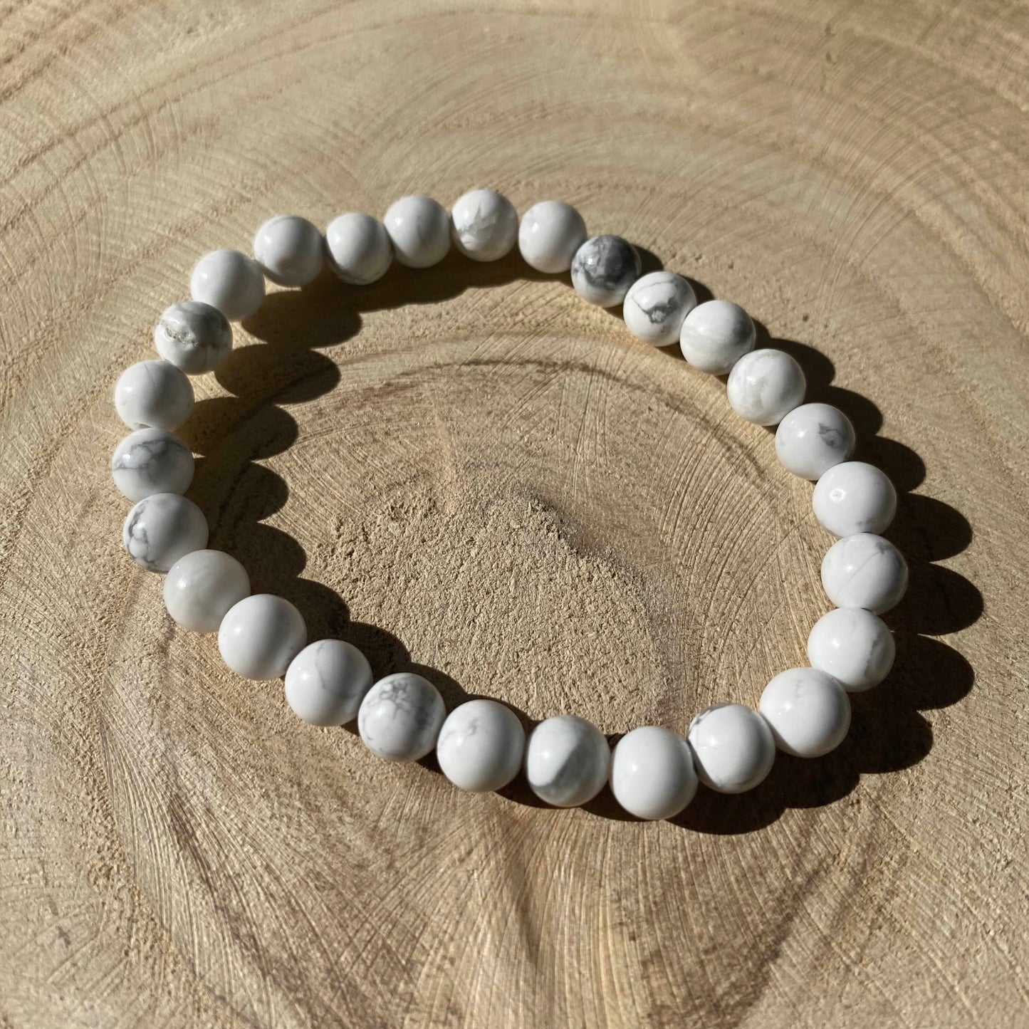 Bracelet Howlite - Rheamethyste