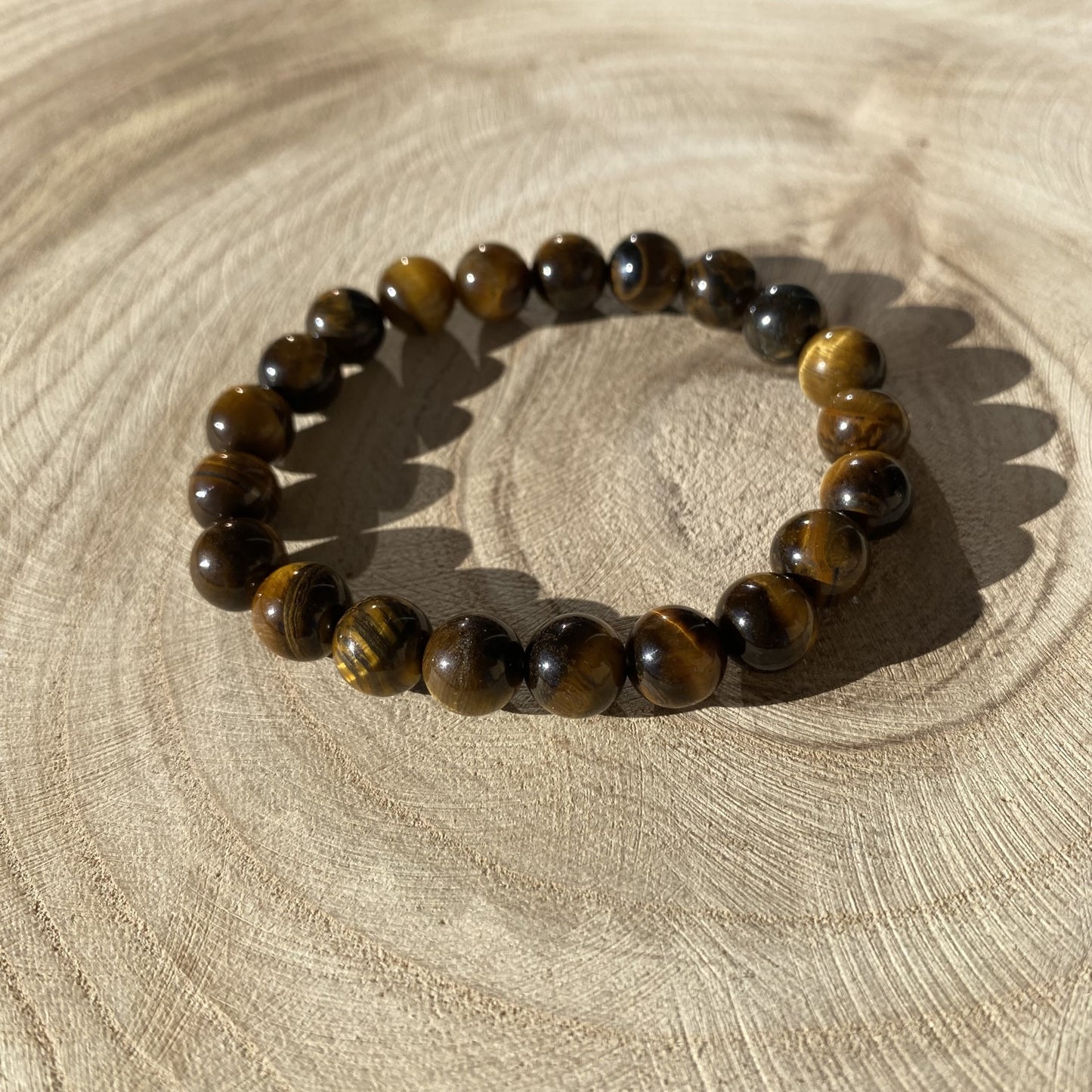 Bracelet Œil de tigre 8mm