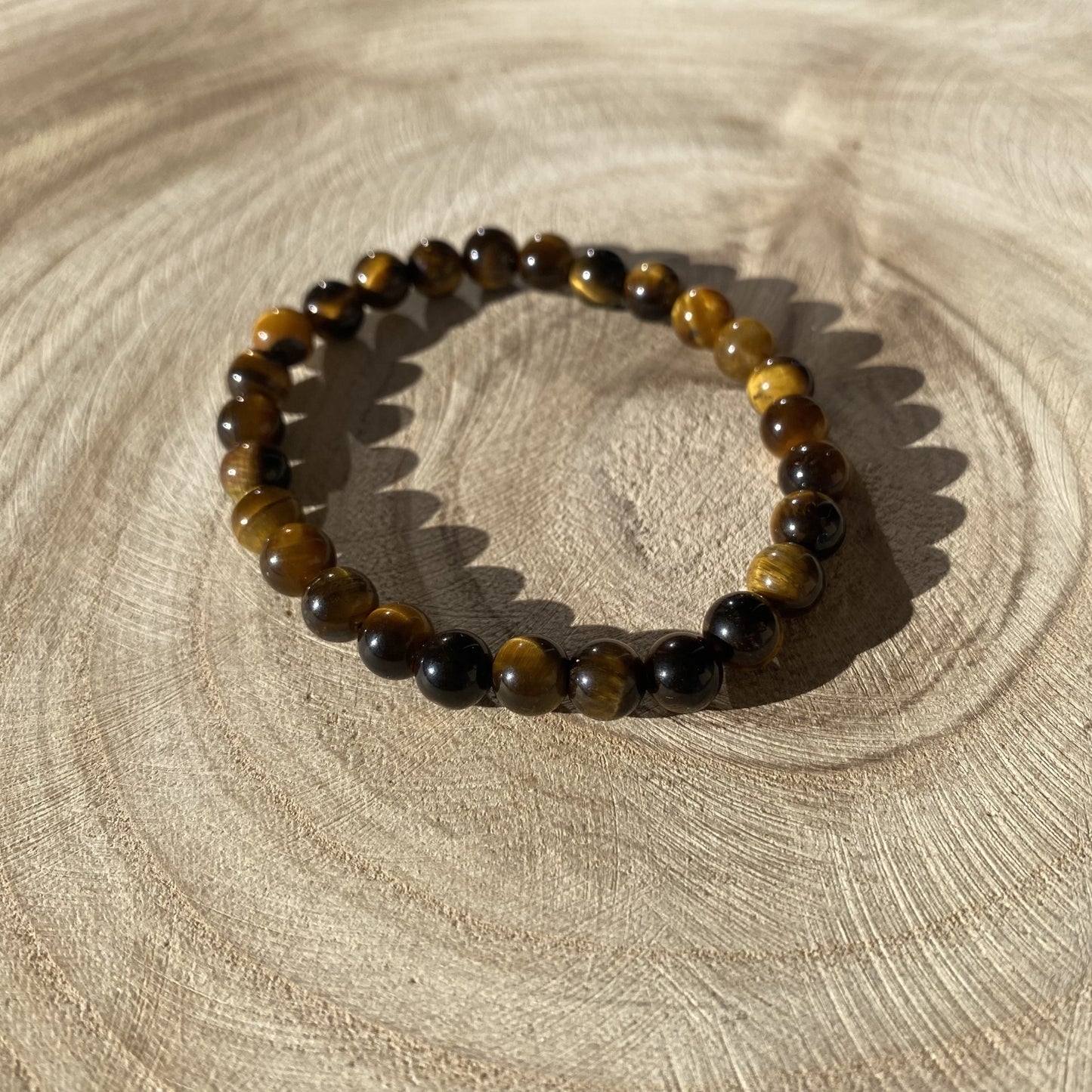 Bracelet Œil de tigre 6mm