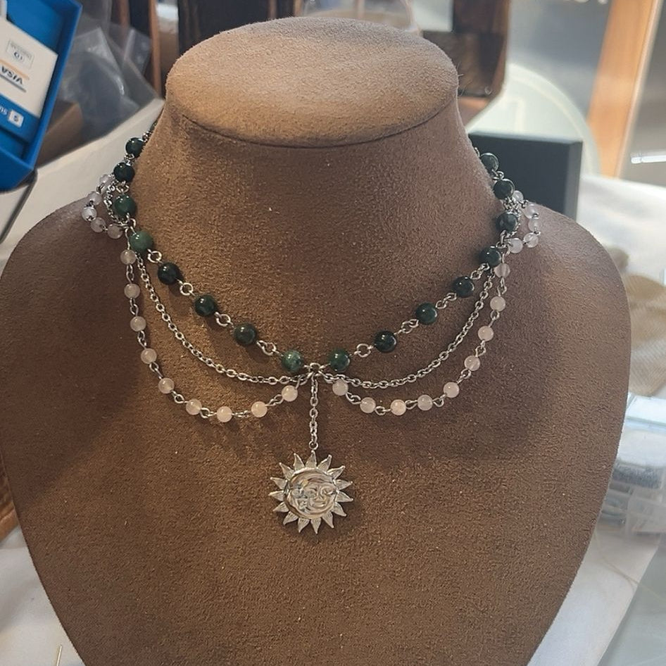 Collier sur Mesure - Bal des Légendes - Rheamethyste