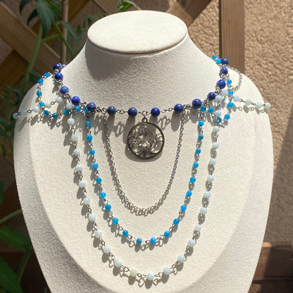 Collier Velaris - Rheamethyste