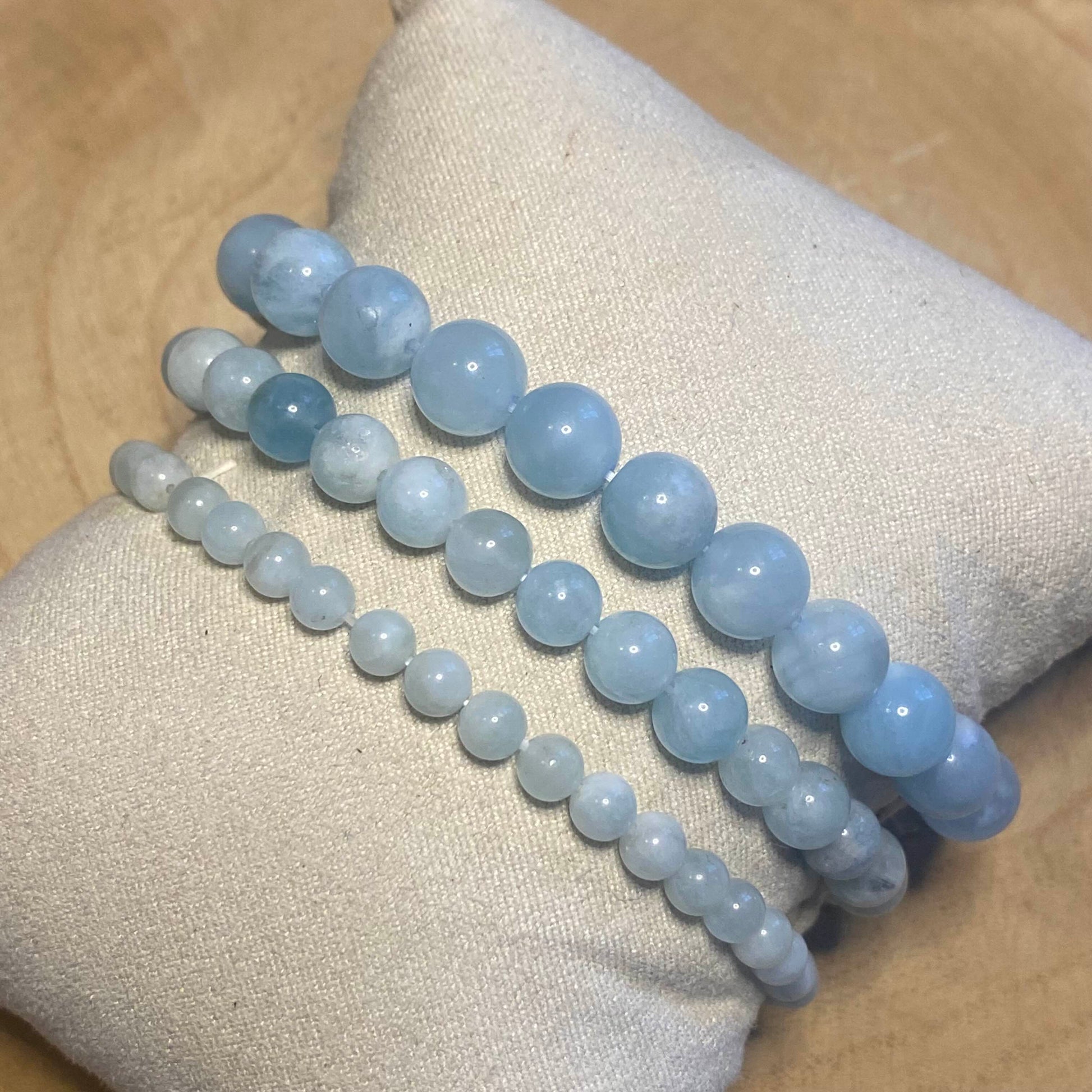 Bracelet Aigue-Marine - Rheamethyste