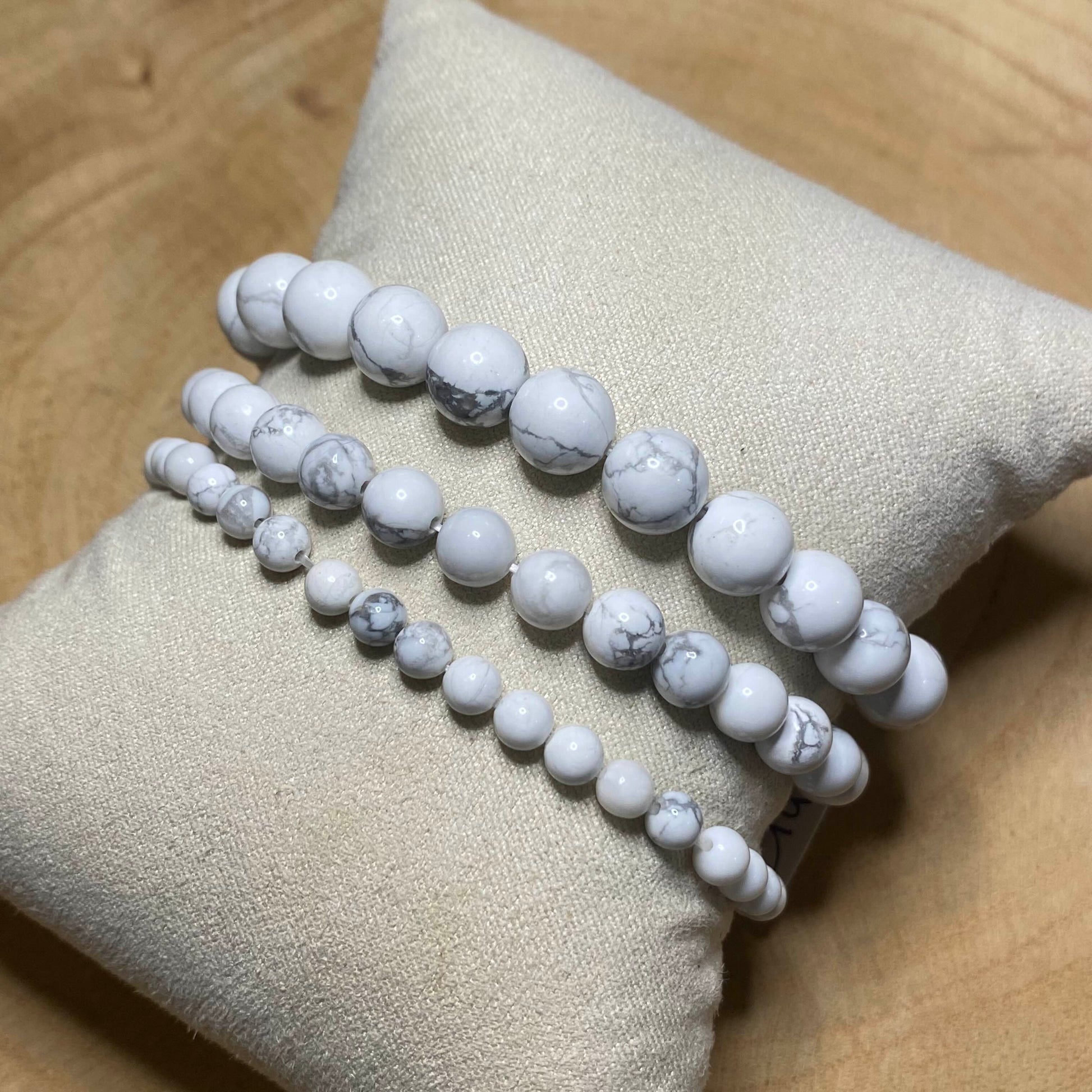 Bracelet Howlite - Rheamethyste