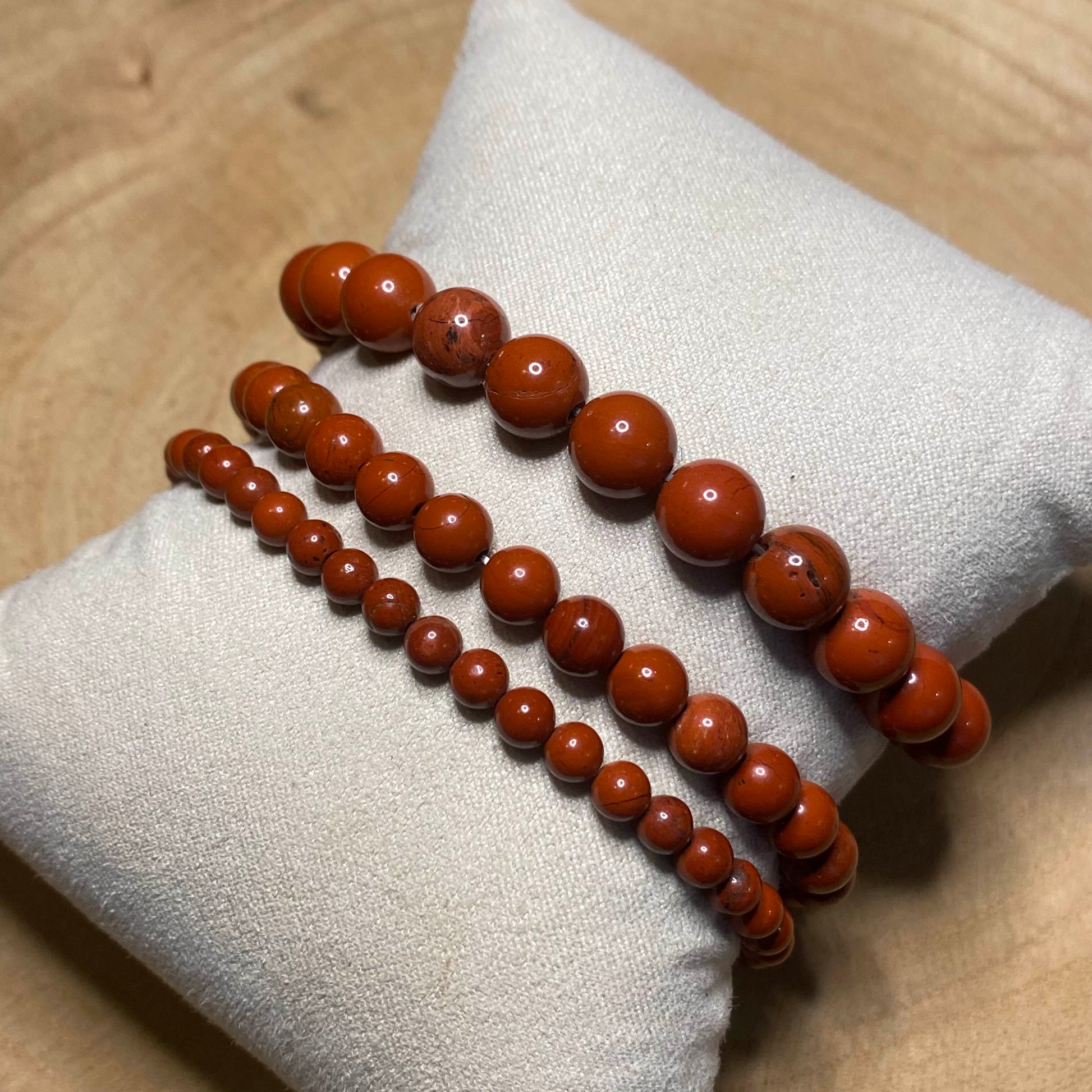 Bracelet Jaspe Rouge - Rheamethyste