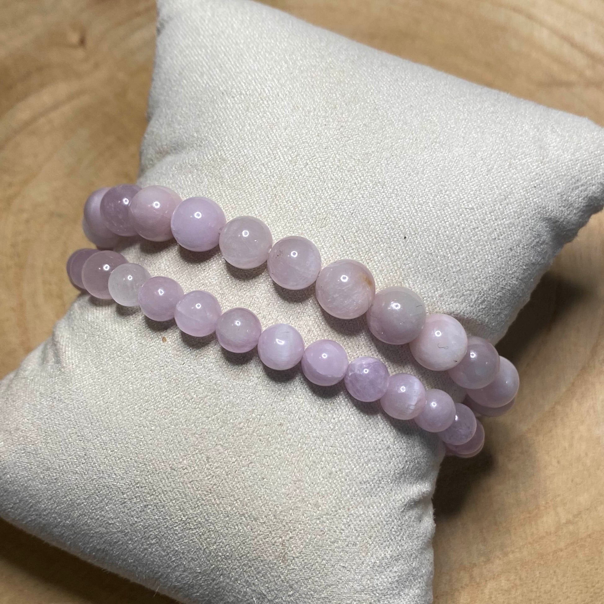 Bracelet Kunzite - Rheamethyste