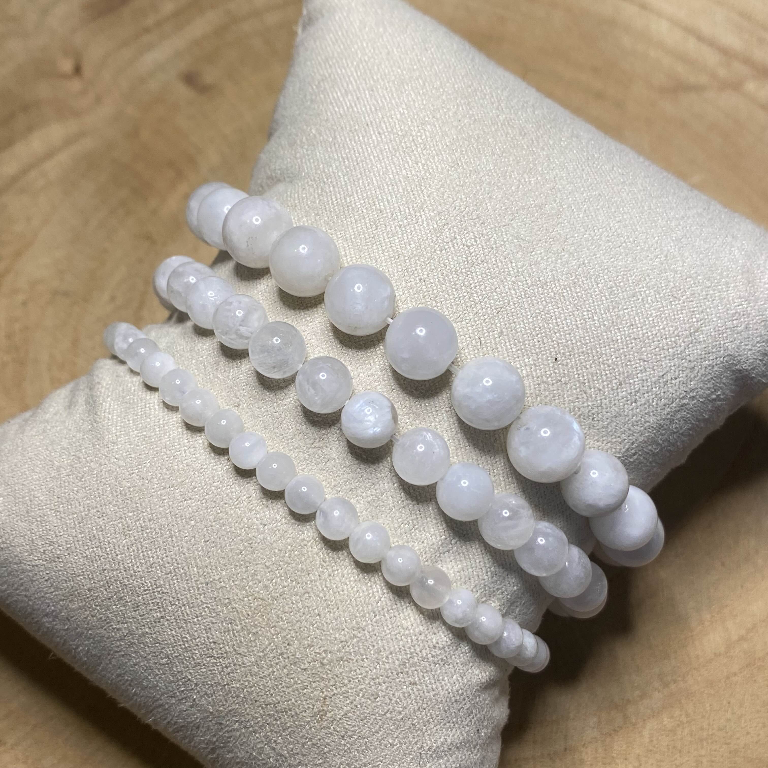 Bracelet Pierre de Lune - Rheamethyste