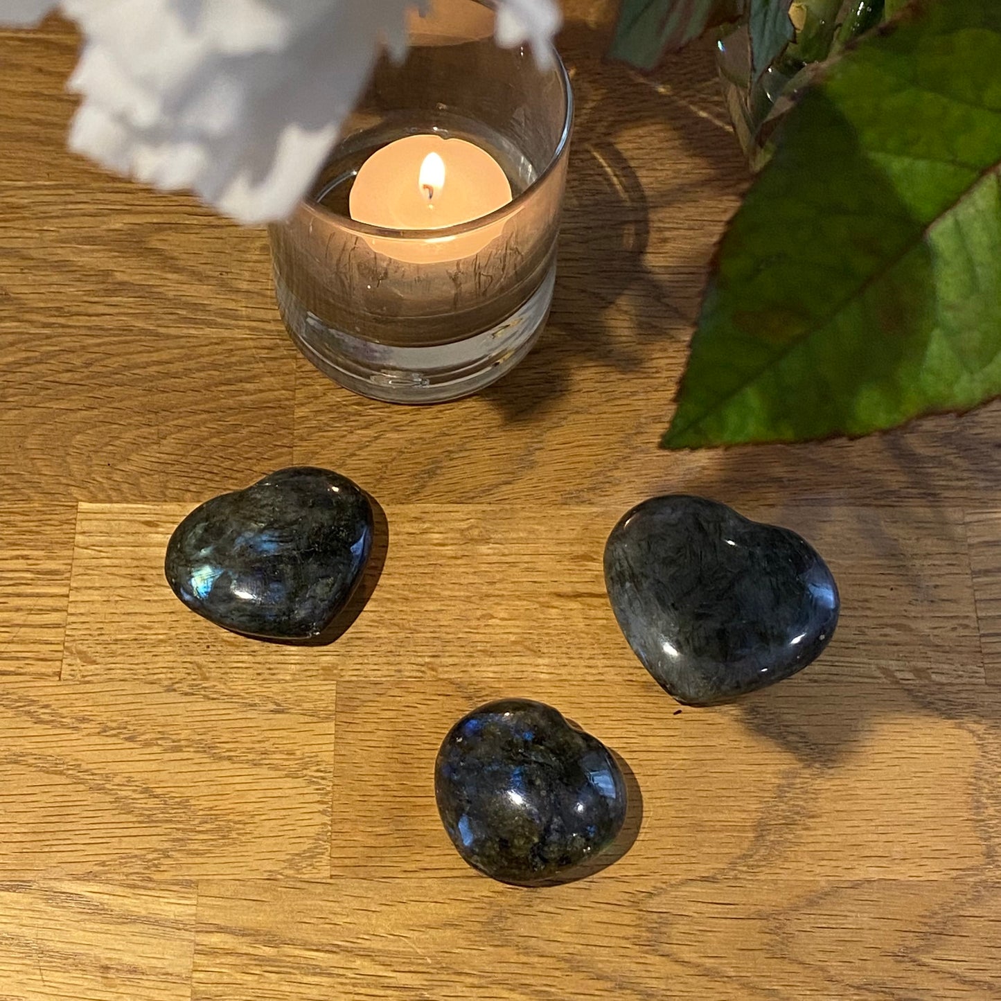 Cœur en Labradorite