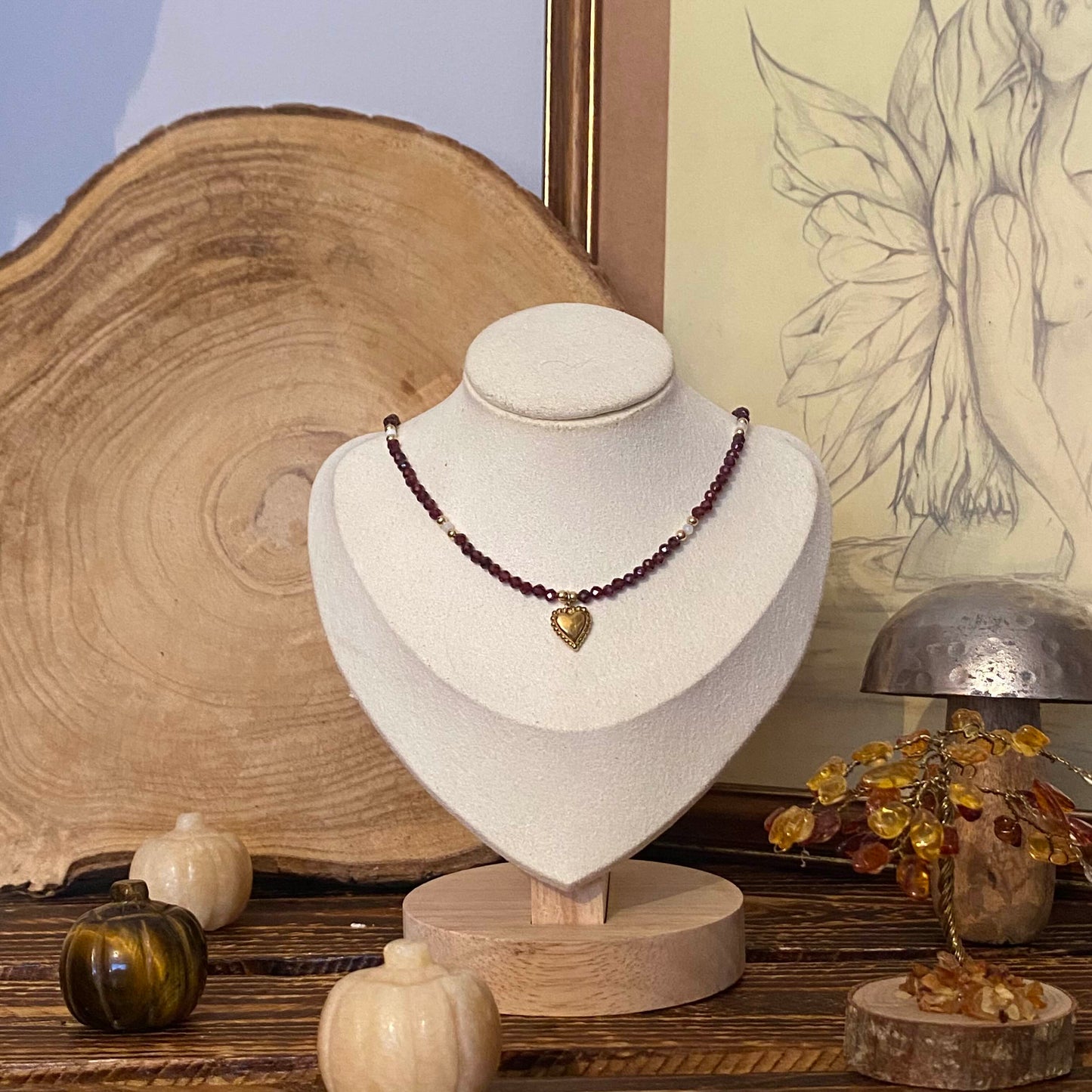 Collier Elizabeth - Rheamethyste