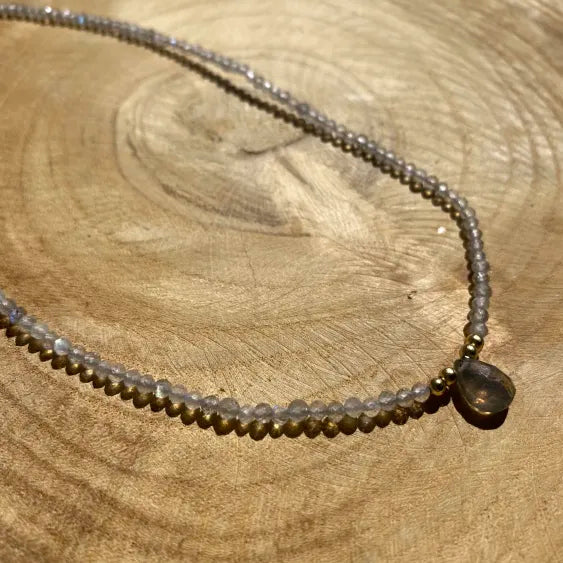 Collier Scintillant - Rheamethyste