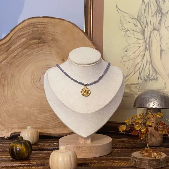 Collier Ras de Cou Lila - Rheamethyste