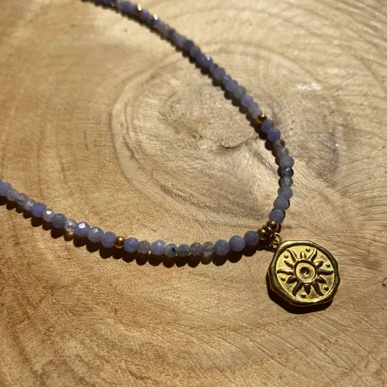 Collier Ras de Cou Lila - Rheamethyste