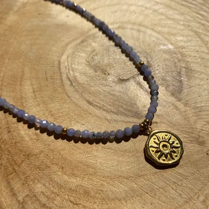 Collier Ras de Cou Lila - Rheamethyste