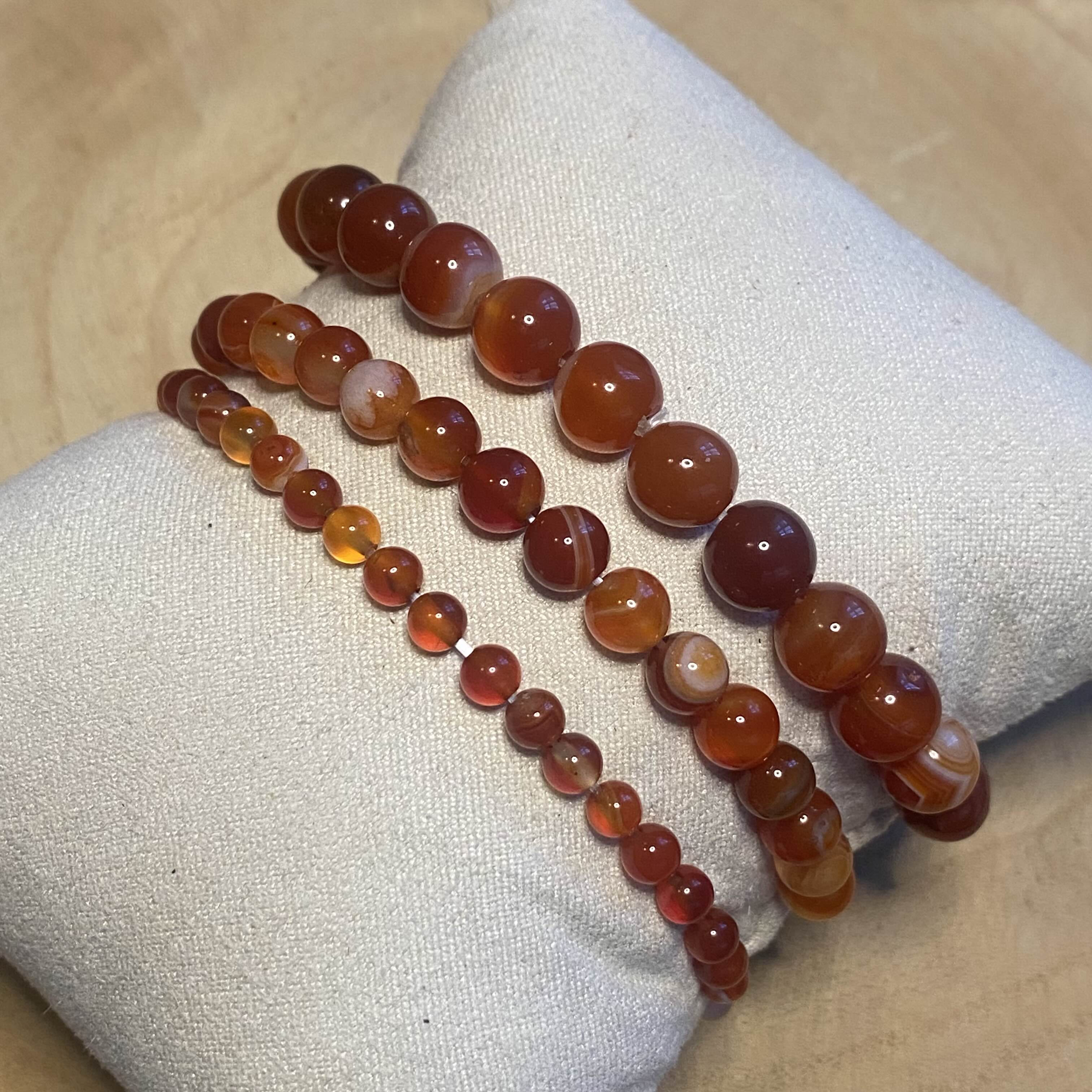 Bracelet Cornaline - Rheamethyste