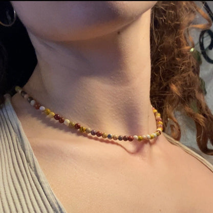 Collier Autumn - Rheamethyste