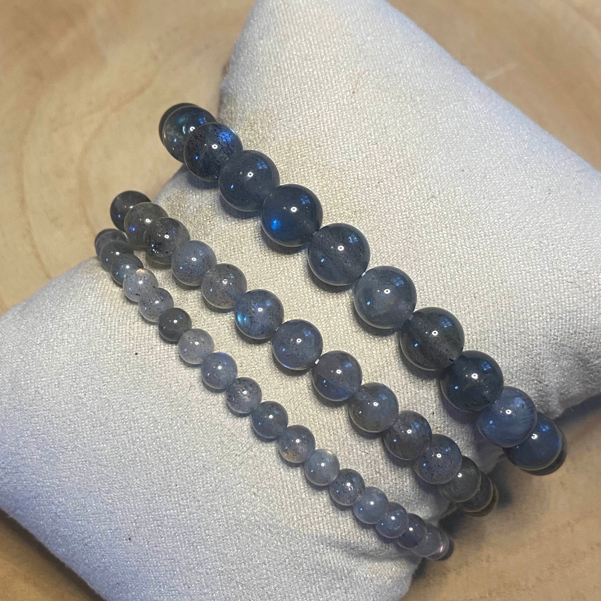 Bracelet Labradorite - Rheamethyste