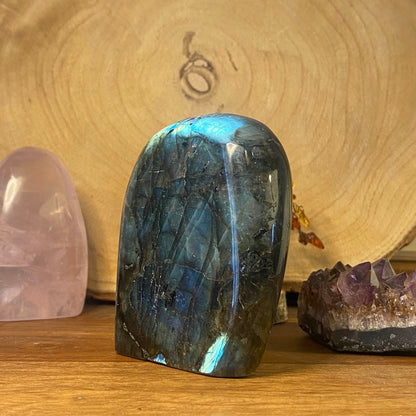 Labradorite Polie - Rheamethyste