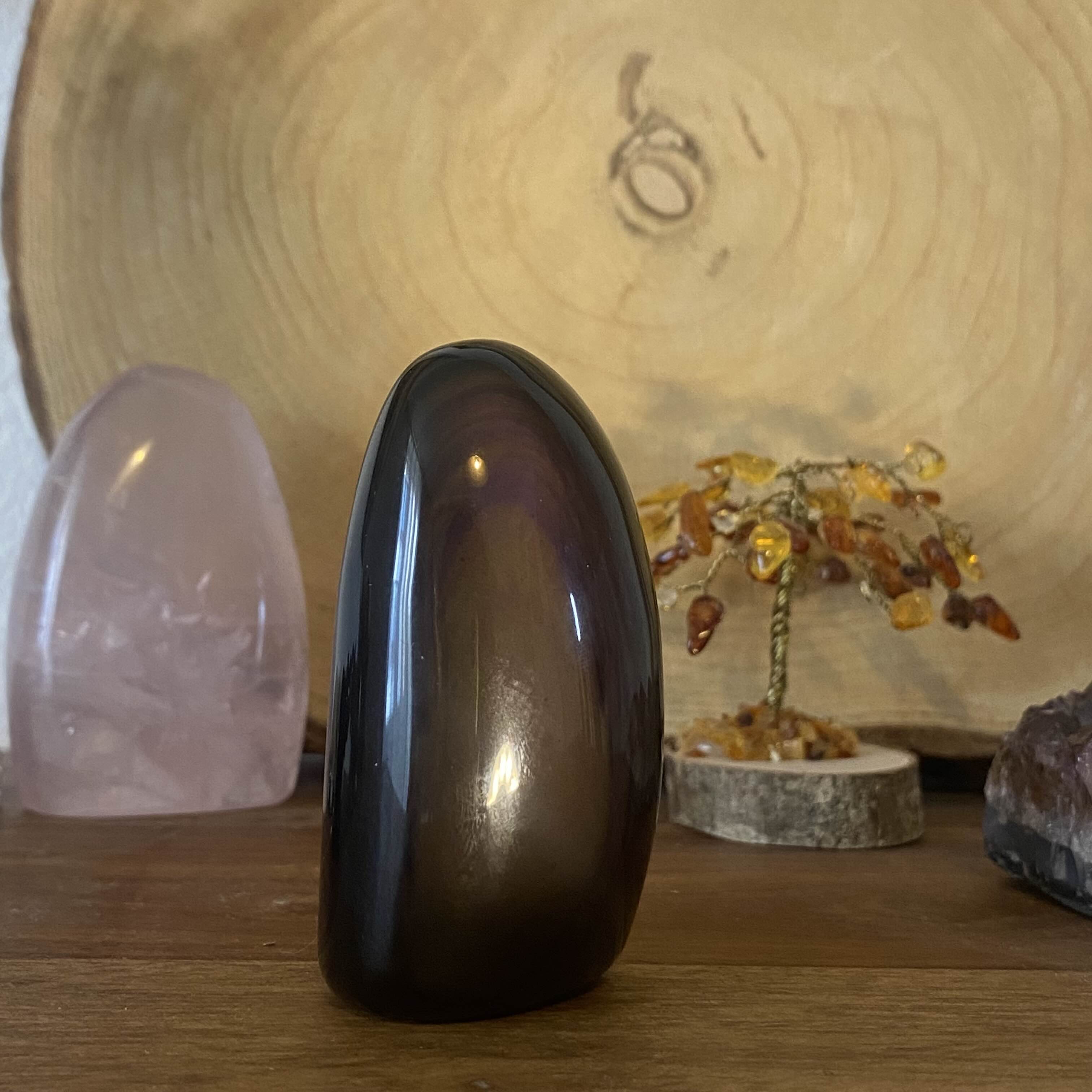 Obsidienne Œil Céleste Polie