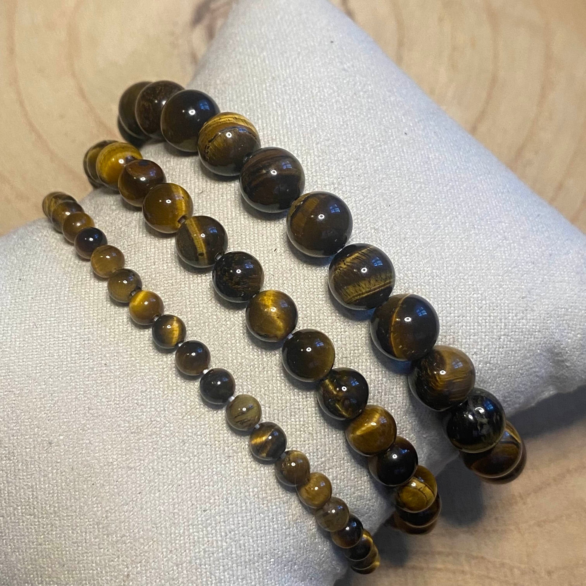 Bracelet Œil de Tigre - Rheamethyste