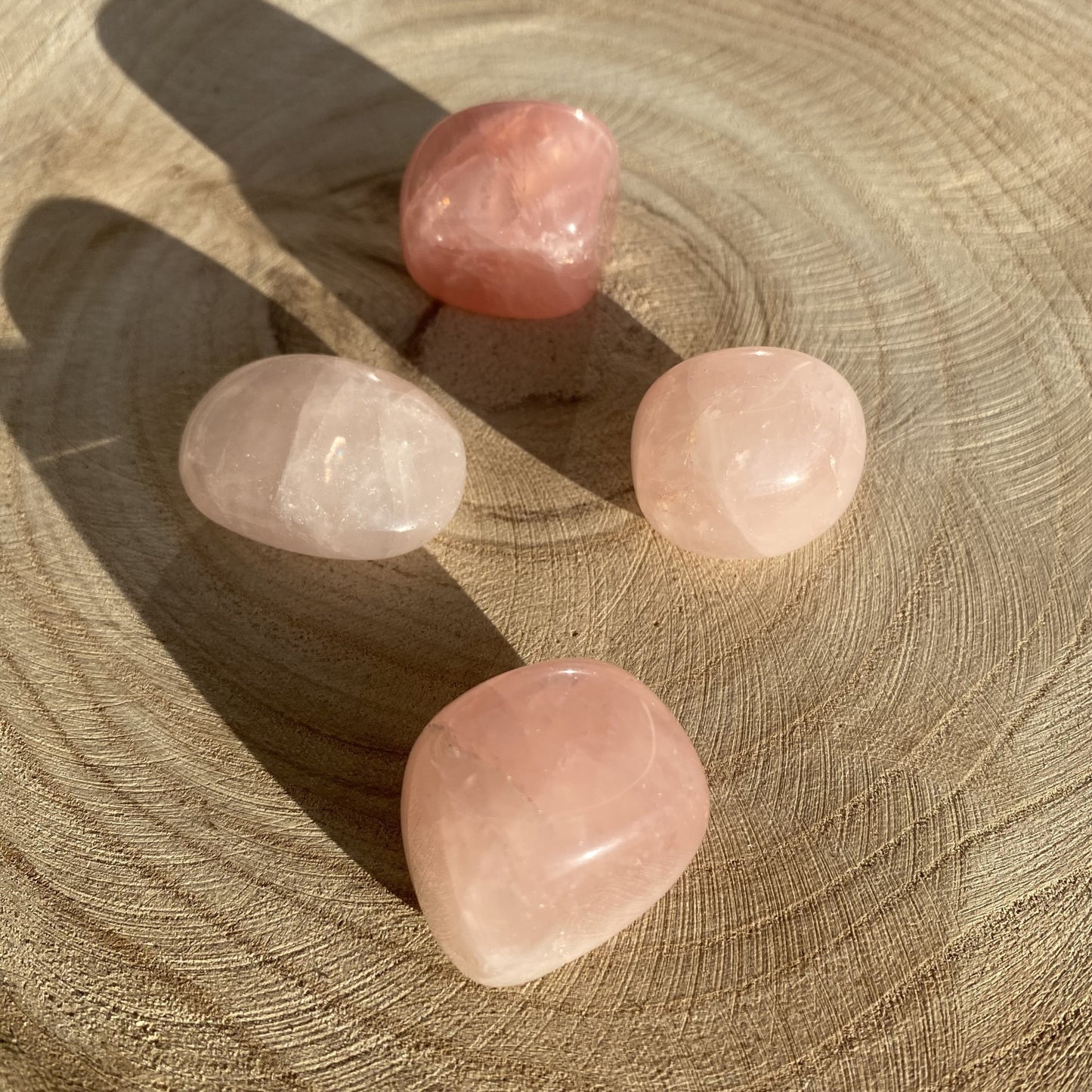 Pierre quartz rose pour l'amour