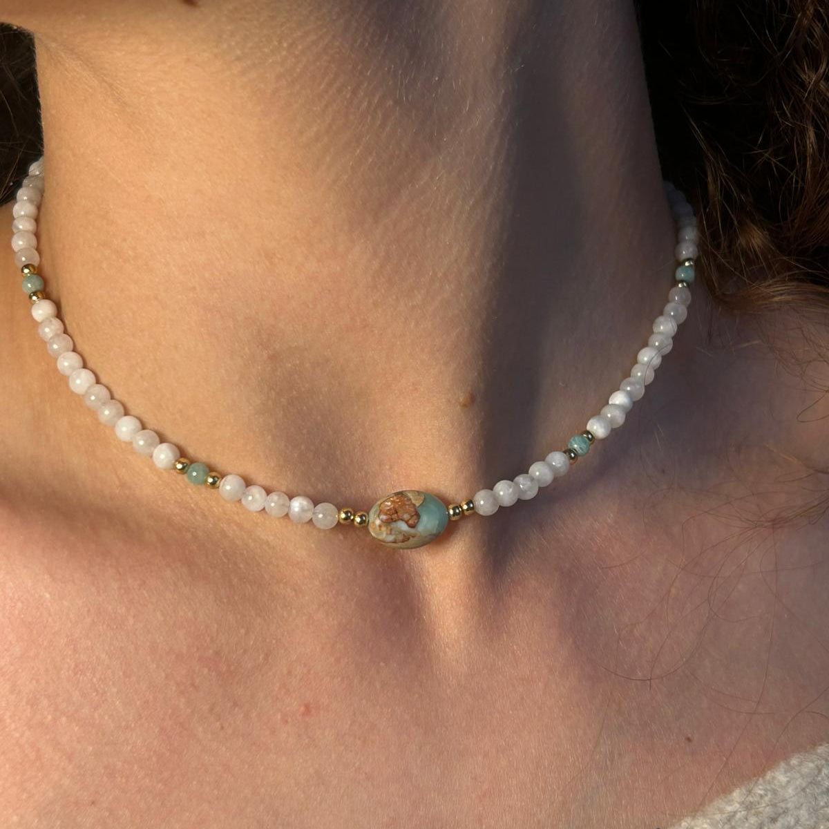 Collier Moana - Rheamethyste