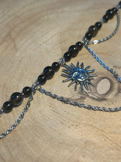 Collier Dark Sun - Rheamethyste